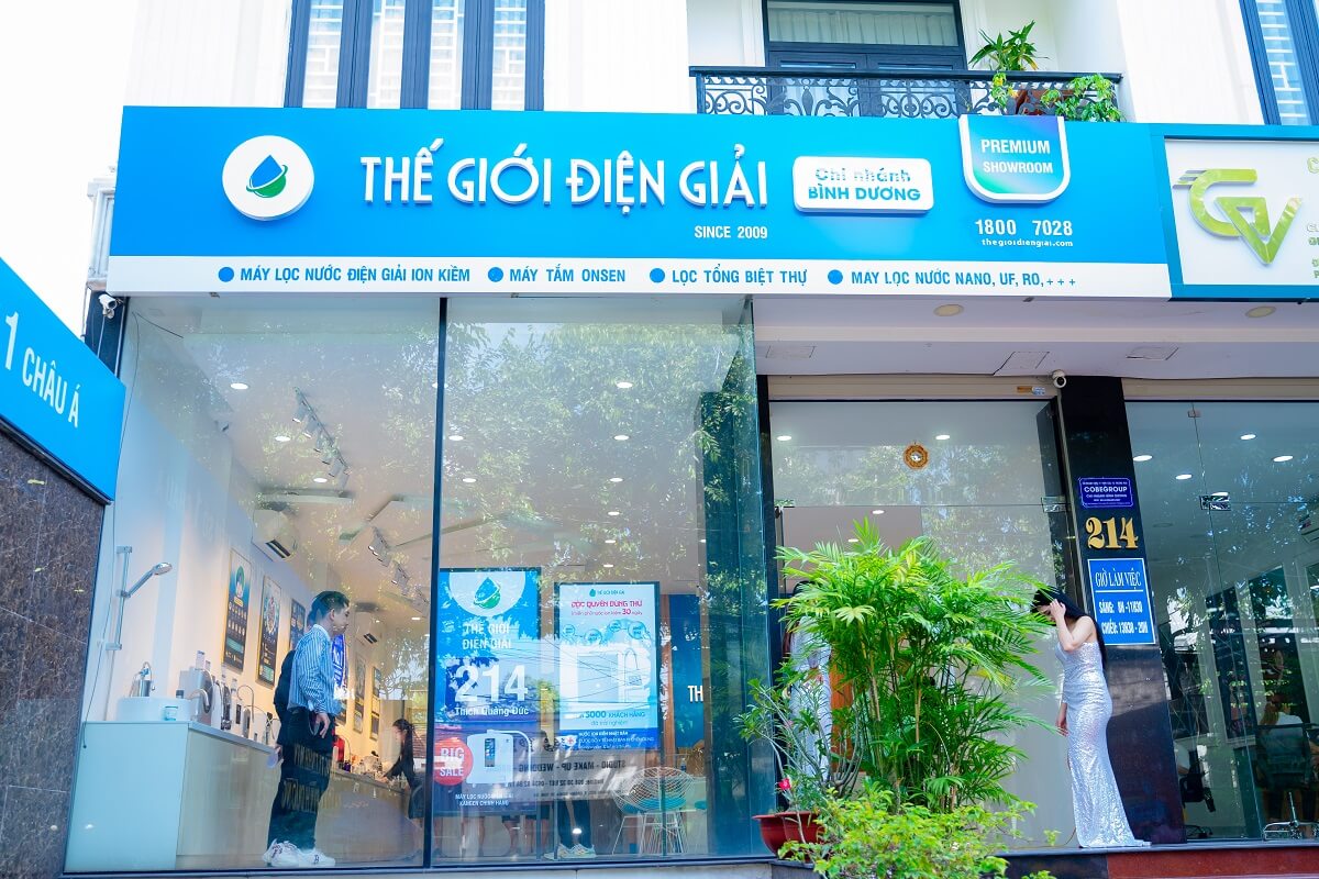 Toàn cảnh Premium Showroom Thế Giới Điện Giải tại Bình Dương